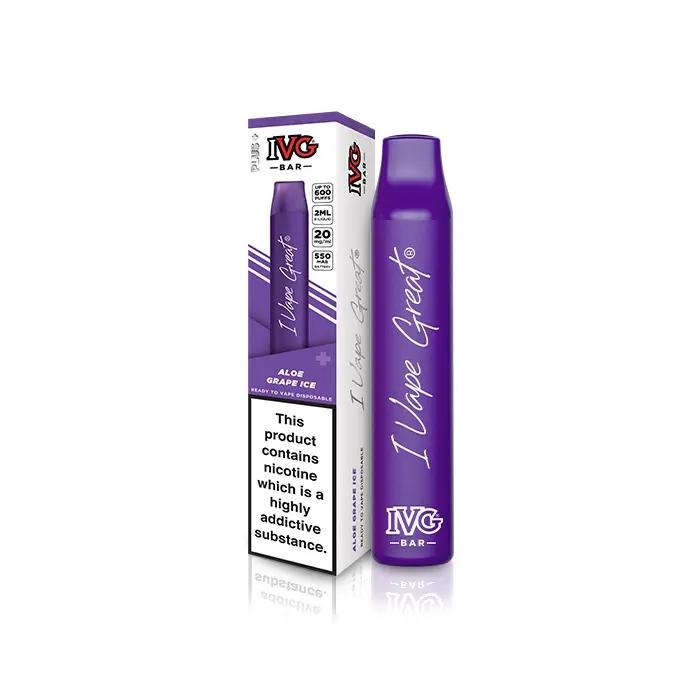 Product Image of IVG Bar Disposable Vape Pen - 20mg (2ml) (800 Puffs)